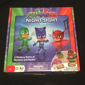 PJ Masks Night Sight Board Kids Age 3 Years+The Hidden Picture & Memory Game